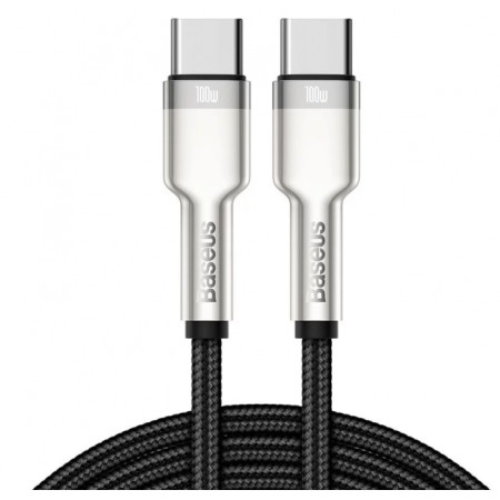 Baseus Cable USB-C to USB-C Baseus Cafule, 100W, 1m Black