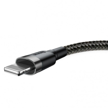 Baseus Cafule Cable durable nylon cable USB / Lightning QC3.0 1.5A 2M Black