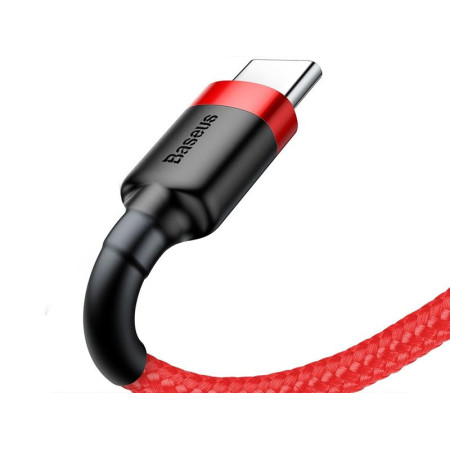 Baseus Cafule Cable durable nylon cable USB / USB-C QC3.0 3A 1M Red