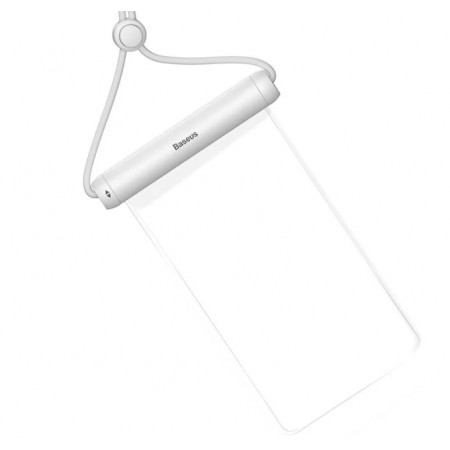 Baseus Cylinder Slide-cover waterproof smartphone bag White