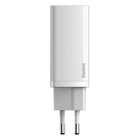 Baseus GaN2 Lite Quick Travel Charger USB+C 65W EU White