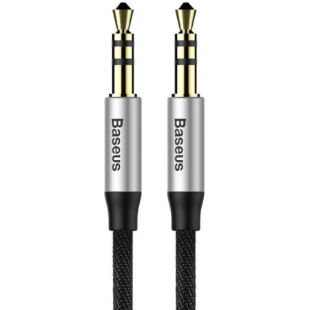 Baseus Yiven Audio Cable 3.5 male Audio M30 1.5 Silver and Black