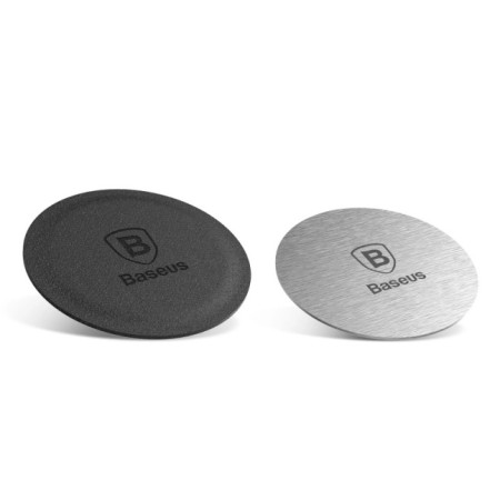 Baseus Magnet Iron Suit 2 self-adhesive metal plate covers for magnetic car mounts silver