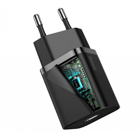 Baseus Super Si Quick Charger 1C 20W EU Black