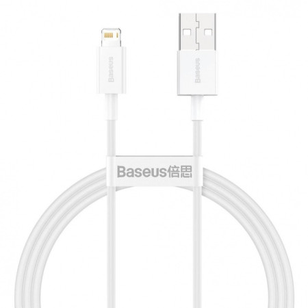 Baseus Superior USB - Lightning cable 2.4A 1m White