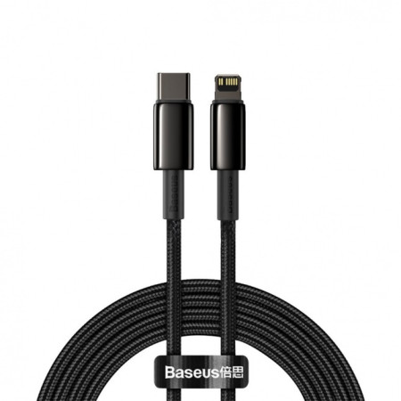 Baseus USB Type C cable - Lightning Fast Charging Power Delivery 20W 2m Black