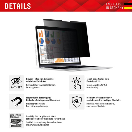 DISPLEX Privacy Safe MacBook Air/Pro 13,3"