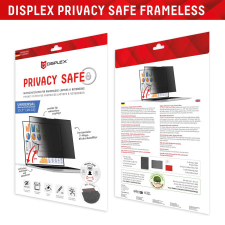 DISPLEX Privacy Safe Uni (Frameless) 13,3", 16:10