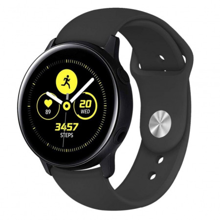 JM S1 for Galaxy Watch 4/5 band 20 mm, Black