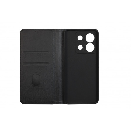 JM STAND FLIP CASE for Xiaomi Redmi Note 13 Pro Black