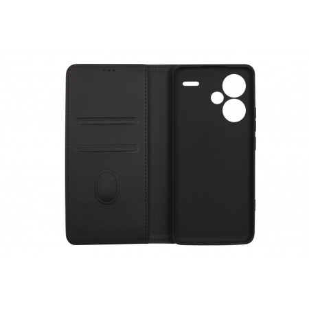 JM STAND FLIP CASE for Xiaomi Redmi Note 13 PRO+ Black