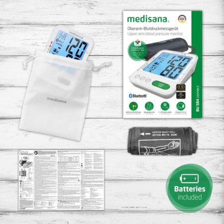 Medisana BU 584 Connect Upper Arm Blood Pressure Monitor white