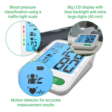 Medisana BU 584 Connect Upper Arm Blood Pressure Monitor white