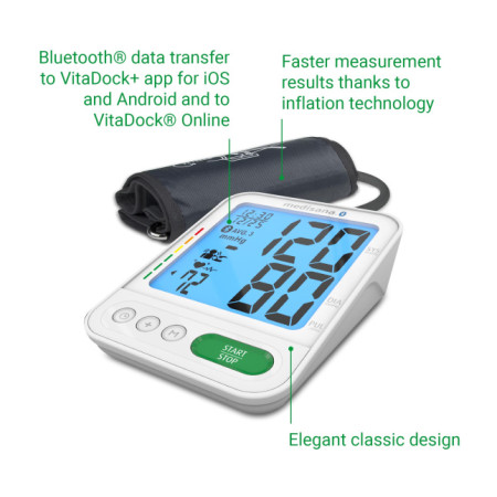 Medisana BU 584 Connect Upper Arm Blood Pressure Monitor white