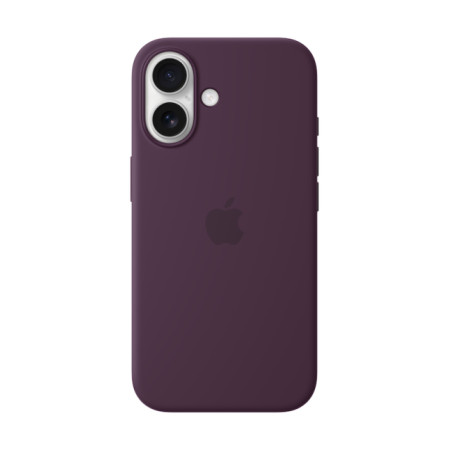 MYY43ZM/A iPhone 16 Silicone Case with MagSafe, Plum