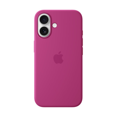 MYY53ZM/A iPhone 16 Silicone Case with MagSafe, Fuchsia