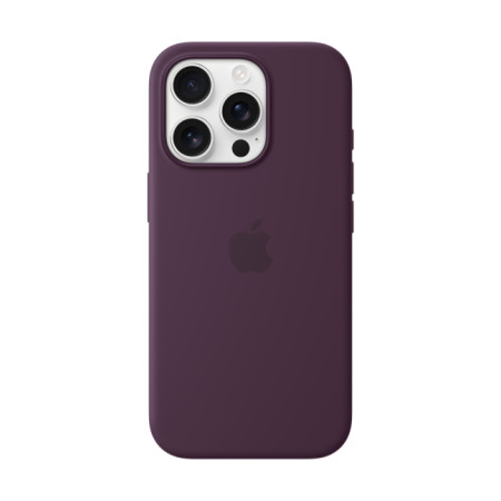 MYYM3ZM/A iPhone 16 Pro Silicone Case with MagSafe, Plum