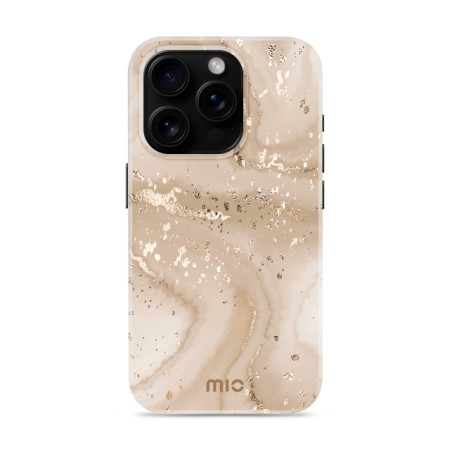 MIO Gold Marble Magsafe Compatible for iPhone 16 Pro