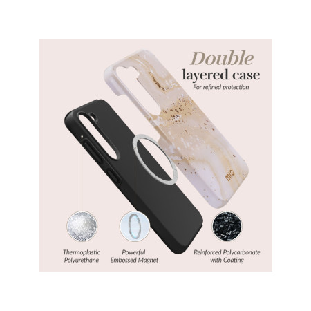 MIO Gold Marble Magsafe Compatible for Samsung A55 5G