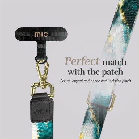 MIO Lanyard strap Green Marble