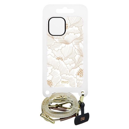 MIO Lanyard strap White Roses