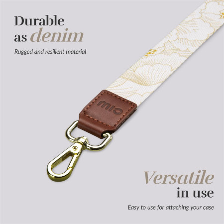 MIO Lanyard strap White Roses