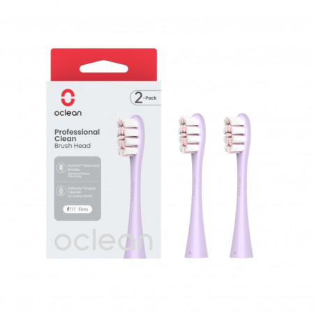 Oclean Professional Clean brush head P1C13 P02 2pcs Purple