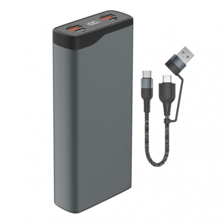 Power Bank VoltHub Pro 20000mAh 22.5W with Quick Charge, PD gunmetal Select Edition