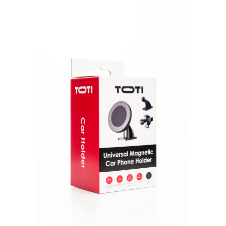 SEEK TOTI Magnetic Round Shape Car Holder with 3M Glue Mount