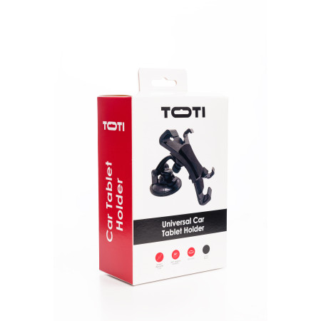 SEEK TOTI Universal Car Suction Cup Tablet Holder, Black