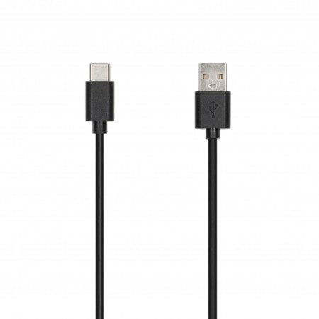 SEEK TOTI USB-A to Type-C, 1m PVC Data Cable 3A, Black