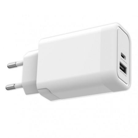 Wall Charger (without cable) VoltPlug 45W with GaN, white