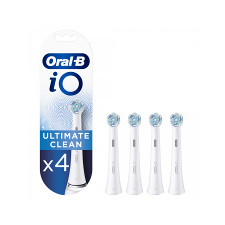 Oral-B Toothbrush replacement iO Ultimate Clean Heads For adults Number of brush heads included 4 Number of teeth brushing modes