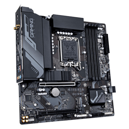 Gigabyte B760M GAMING X AX | Processor family Intel | Processor socket LGA1700 | DDR5 DIMM | Supported hard disk drive interface