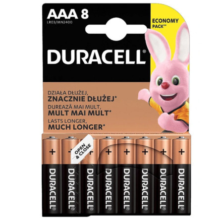 Duracell | Basic MN2400 BL8 | AAA | Alkaline