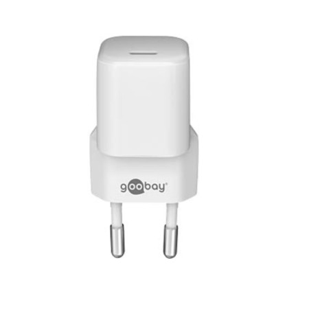 Goobay | USB-C PD GaN Fast Charger Nano (20 W), White