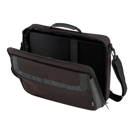 Targus | Classic Clamshell Case | Fits up to size 15.6 " | Messenger - Briefcase | Black | Shoulder strap