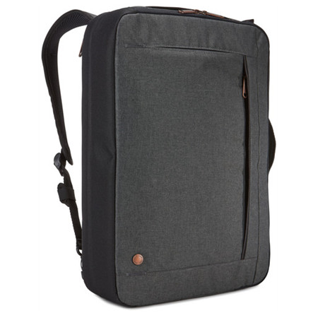 Case Logic | Era Hybrid Briefcase | Fits up to size 15.6 " | Messenger - Briefcase/Backpack | Obsidian | Shoulder strap