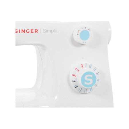 Singer SMC 2263/00 Sewing Machine | Singer | 2263 | Number of stitches 23 Built-in Stitches | Number of buttonholes 1 | White