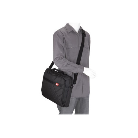 Case Logic | DLC117 | Casual Laptop Bag | Fits up to size 17 " | Laptop Bag | Black | Shoulder strap