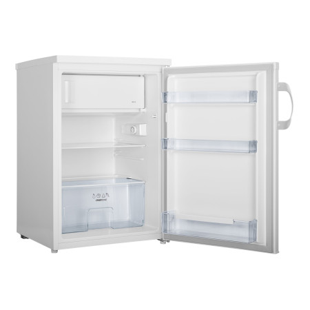 Gorenje | Refrigerator | RB492PW | Energy efficiency class E | Intel Atom | Free standing | C5125 8-core | Larder | Height 84.5 