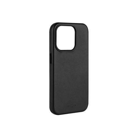 Fixed MagLeather | Back cover | Apple | iPhone 16 Pro Max | Leather | Black