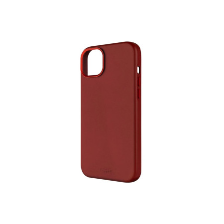 Fixed MagLeather | Back cover | Apple | iPhone 16 Pro Max | Leather | Red