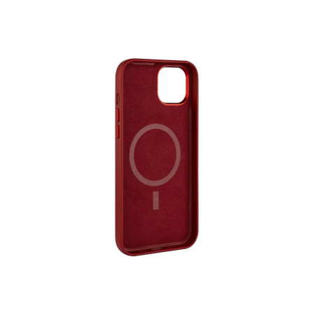 Fixed MagLeather | Back cover | Apple | iPhone 16 Pro Max | Leather | Red