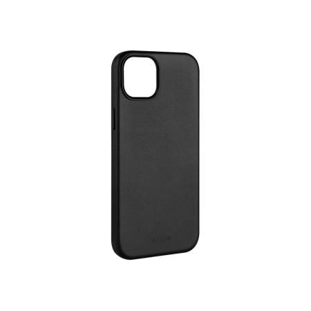 Fixed MagLeather | Back cover | Apple | iPhone 16 | Leather | Black