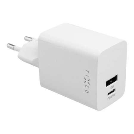 Fixed Mini USB-C/USB Travel Charger 45W | FIXC45M-CU-WH