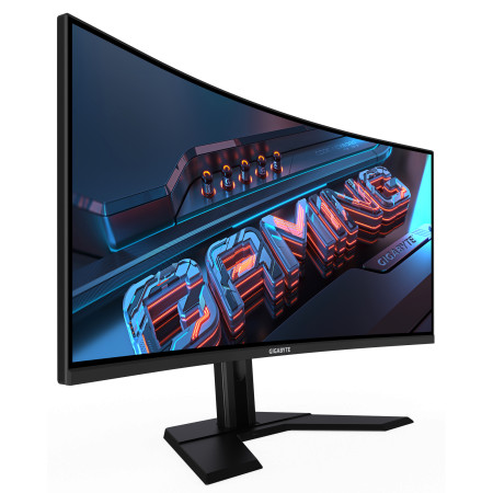 Gigabyte G34WQCP EK | 34 " | VA | 180 Hz | 1 ms | 3440 x 1440 pixels | 350 cd/m | HDMI ports quantity 2