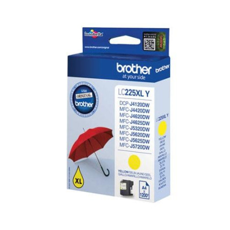 Brother LC225XLY | Ink Cartridge | Yellow