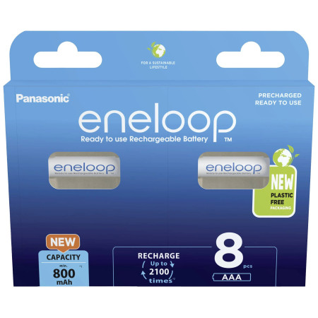 Panasonic | ENELOOP BK-4MCDE/8BE | AAA | 800 mAh | 8 pc(s)