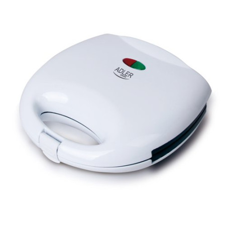 Adler | Sandwich maker | AD 301 | 750 W | Number of plates 1 | Number of pastry 2 | White